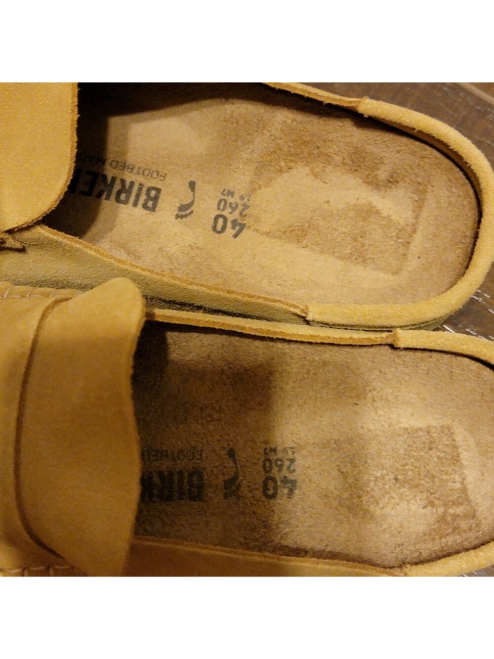 NEW Birkenstock Naples Wrapped Clog Suede Neutral Casual Y2K Womens 40 9 9.5 - Picture 3 of 8